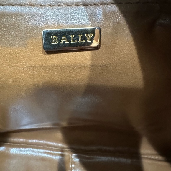 Bally Vintage Wool & Leather Satchel Shoulder Bag – Late 1970s, Made in Italy - Picture 11 of 12